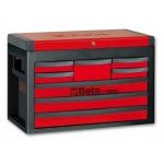 Beta RSC23C 8 Drawer Portable Tool Chest / Top Box - Red