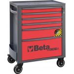 Beta RSC24A/6-R 6 Drawer Mobile Roller Cabinet With Anti-Tilt System - Red