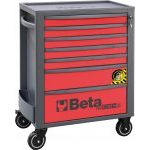 Beta RSC24A/7-R 7 Drawer Mobile Roller Cabinet With Anti-Tilt System - Red
