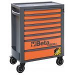 Beta RSC24A/8-O 8 Drawer Mobile Roller Cabinet With Anti-Tilt System - Orange