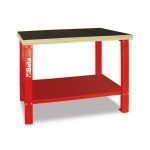 Beta C58B-R 1.5 Metre Workbench With Wooden Top – Red