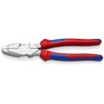 Knipex 09 05 240 Lineman's Pliers American Style Multi-Component Grips Chrome-Plated 240mm
