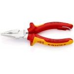 Knipex 08 26 145 T VDE Needle-Nose Combination Cutting Pliers Tethered145mm