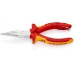 Knipex 25 06 160 T VDE Insulated Snipe Nose Side Cutting Pliers (Radio Pliers) 160mm