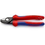 Knipex 95 12 165 T Cable Shears With Multi-Component Grips Tethered -165mm