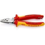 Knipex 97 78 180 T VDE Insulated Crimping Pliers For End Sleeves 180mm