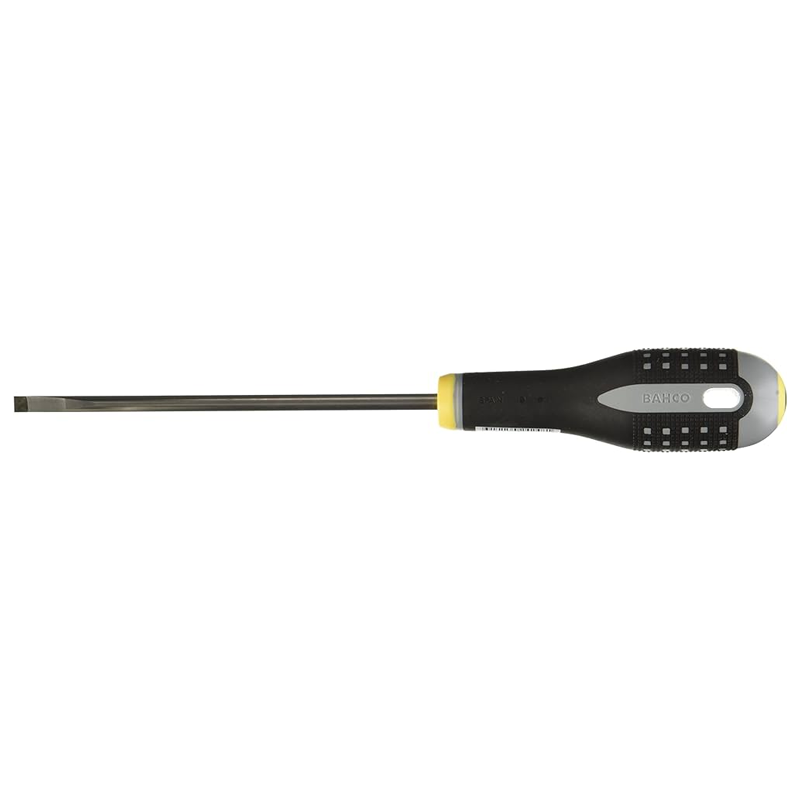 Bahco BE-8251 ERGO™ Slotted Flat Screwdrivers with Rubber Grip – 6mm x 150mm