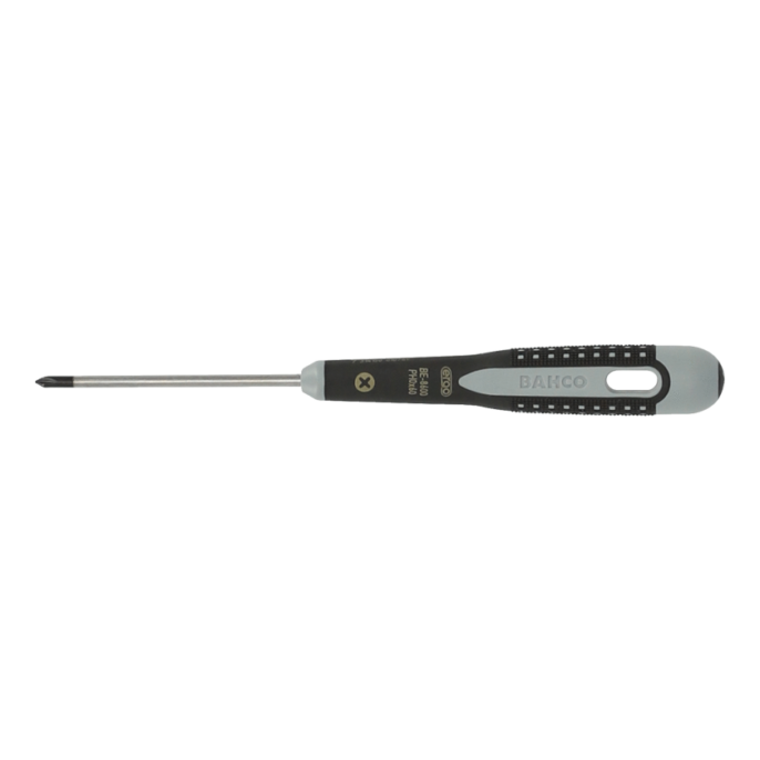 Bahco BE-8600 ERGO™ Phillips Screwdrivers with Rubber Grip Double Handle - PH0 x 60mm