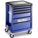 Expert By Facom E010192 6 Drawer 3 Module Per Draw Mobile Roller Cabinet - Blue