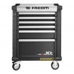 Facom JET.6NM3AS 6 Drawer 3 Module Mobile Roller Cabinet Safety Range - Black