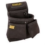Stanley STST1-80116 Leather Double Nail Pocket Tool Belt Pouch