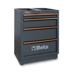 Beta C45PRO M4 4 Drawer Fixed Cabinet For C45PRO Workshop Equipment Combination Range
