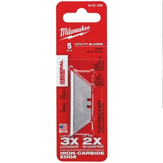 Milwaukee 48221905 5 Piece General Purpose Utility Blades