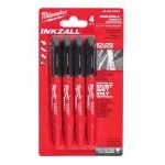 Milwaukee 48223154 4 Pack INKZALL™ Fine Tip Markers