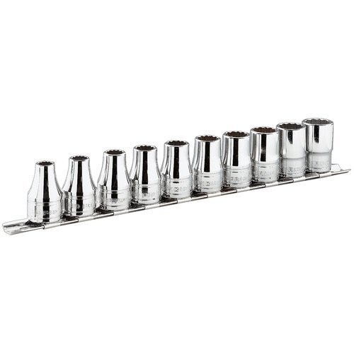 Facom S.40U 7 Piece 1/2″ Drive 12 Point AF Socket Set on Rail