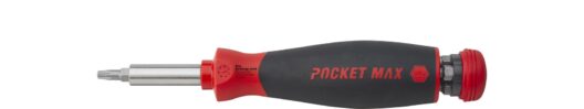 Wiha 45292 PocketMax® 1/4" 8 Piece Bit Holding Magnetic Screwdriver - Industrial