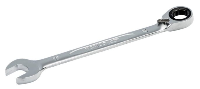 Bahco 1RM-17 Metric Combination Ratcheting Spanner 17mm
