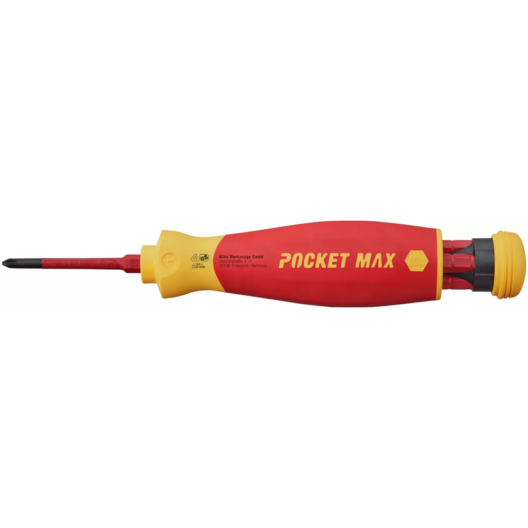 Wiha 45296 PocketMax® Electric VDE Magazine Style SlimBit Screwdriver Set