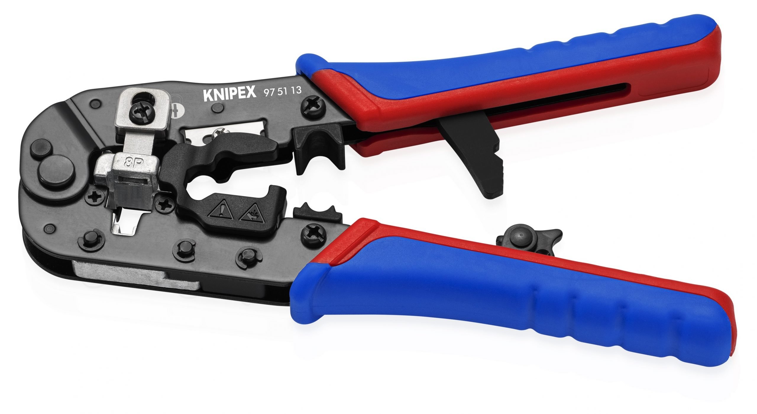 Knipex 97 51 13 Crimping Pliers for RJ45 Western Plugs (All In One