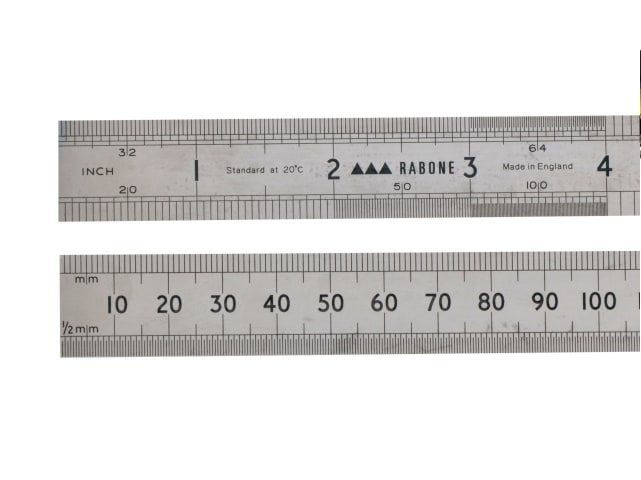 Stanley 0-35-400 Precision Steel Rule 150mm / 6"
