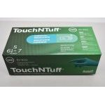 Ansell TouchNTuff 92-600 Disposable Nitrile Gloves with Enhanced Splash Protection Size: Small x 100