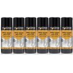 6 x Tygris R223 White Lithium Grease with PTFE Lubricant Aerosol Spray 400ml Pack of 6