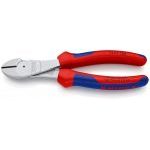 Knipex 74 05 180 High Leverage Diagonal Side Cutter Pliers Multi-Component Grips 180mm