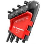Facom 89.JP8A 8 Piece Torx Keys Set In Wallet T10 - T45