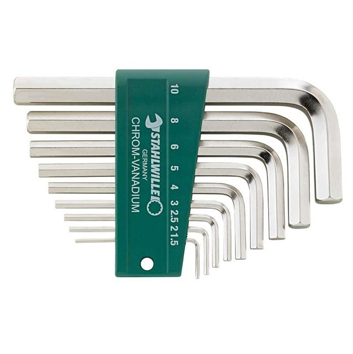 Stahlwille 10760/9 9 Piece Hexagon Key Set 1.5-10mm - PrimeTools