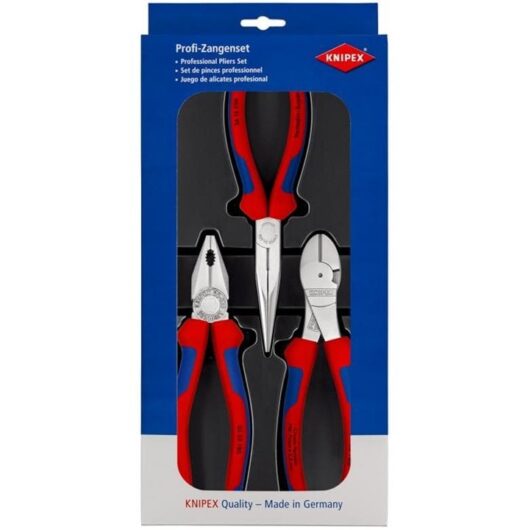 Knipex 00 20 11 V01 3 Piece Plier Assembly Set