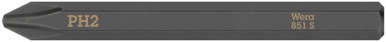 Wera 018161 851 S Phillips Head Screwdriver Bit PH2 For Impact Screwdriver 921