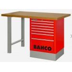 Bahco 1495K6CRDWB18TD Heavy Duty MDF Top Workbench With 6 Drawer Red Cabinet 1800mm long