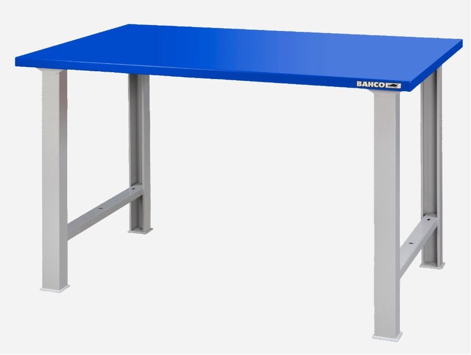 Bahco 1495WB18TSBL Heavy Duty Steel Top Workbench Blue 1800mm Long ...
