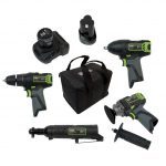 Sealey CP108VCOMBO1 4 Piece 10.8V Cordless Combo Kit with 2 Batteries