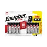 Energizer MAX® 8 Piece AA Alkaline Batteries