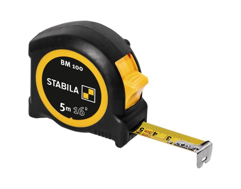 Stabila BM 100 Pocket Tape Measure 5m/16ft (Width 19mm) PrimeTools