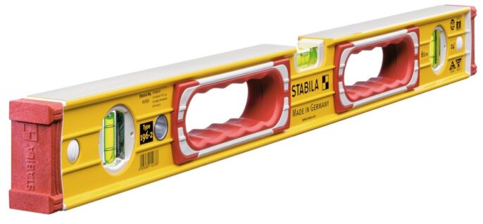 Stabila Type 196-2 Spirit Level 3 Vial Double Plumb 60cm / 24"