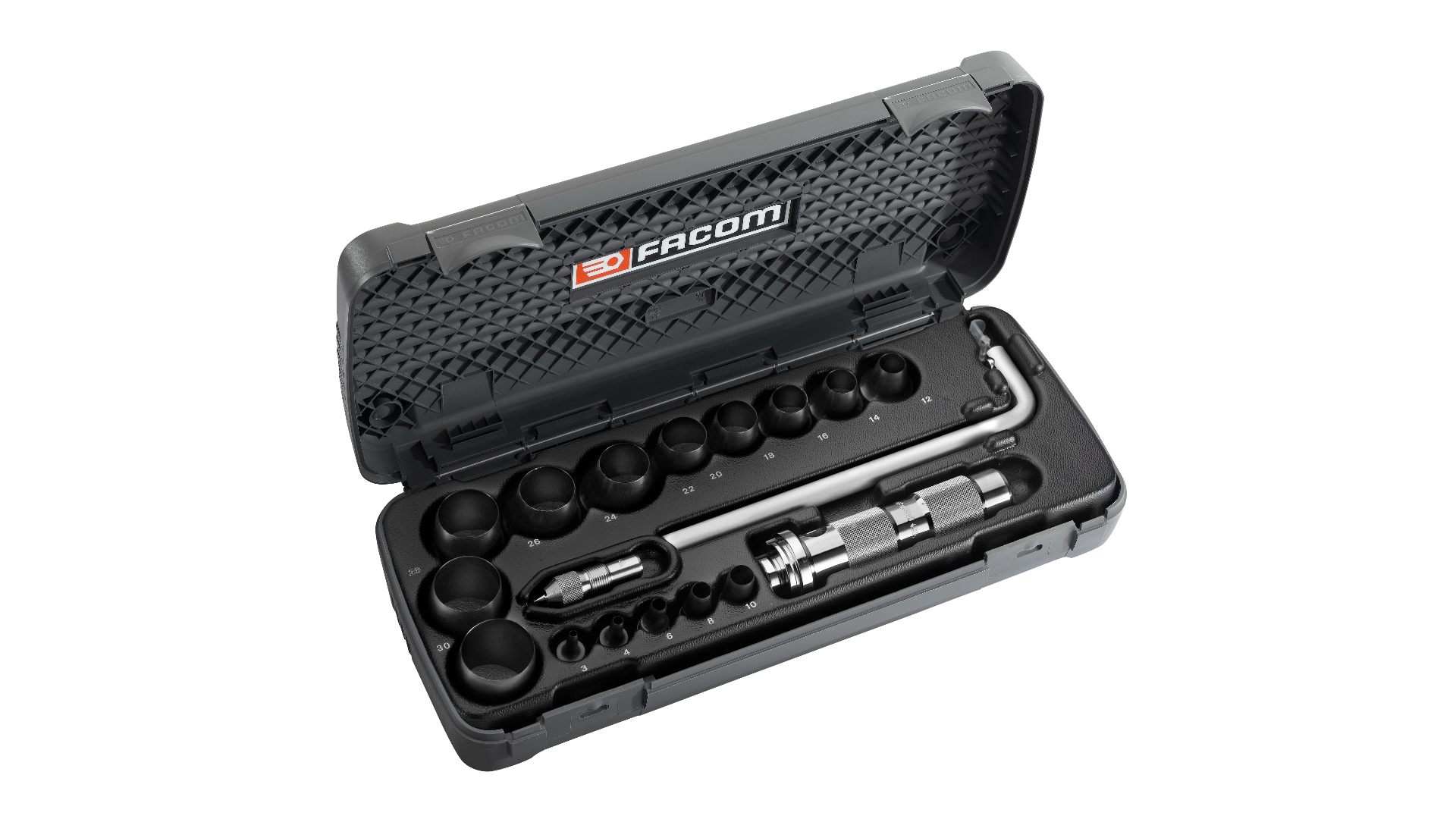 245.J1A 18 Piece Gasket Punch Kit Cutting capacity 330mm