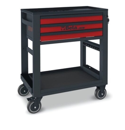 Beta RSC51-R 3 Drawer Service Tool Trolley - Red