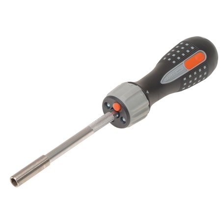 Bahco 808050L Ratcheting Bit Holder Screwdriver With LED Light