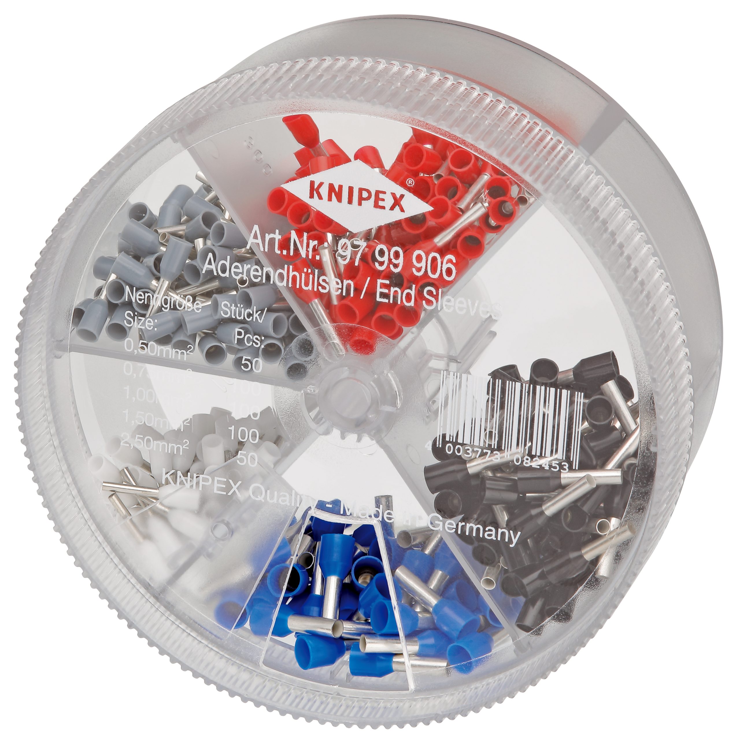 Knipex 97 99 906 Assortment Boxes Of Insulated Wire Ferrules