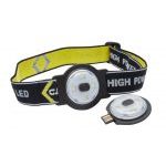 CK T9608R2 USB Rechargeable LED Head Torch Twin Pack 80 Lumens