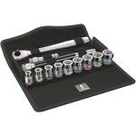 Wera 003785 8100 SB HF 1 13 Piece 3/8" Drive Metric Zyklop Metal Switch Lever Ratchet & Holding Function Socket Set 8 - 19mm