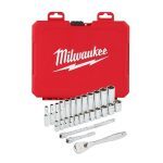 Milwaukee 4932464943 1/4" Drive 28 Piece Metric Socket Set (Standard & Deep)