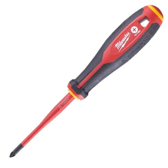 Milwaukee 4932478725 TriLobe VDE Pozi Screwdriver PZ1x80mm PrimeTools