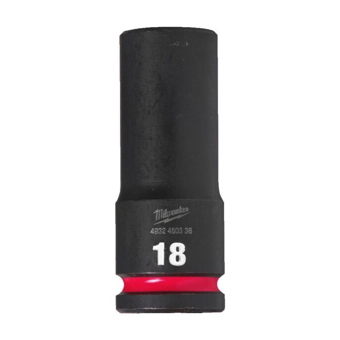 Milwaukee 4932480336 SHOCKWAVE 1/2" Drive Deep Impact socket 18mm