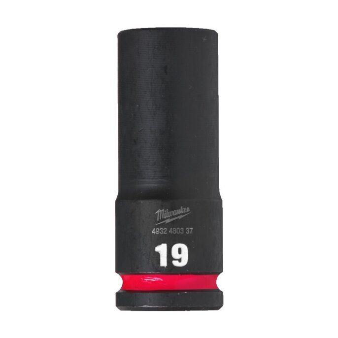 Milwaukee 4932480337 SHOCKWAVE 1/2" Drive Deep Impact socket 19mm