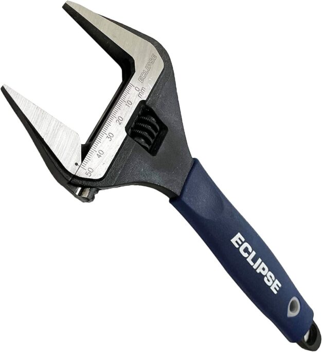 Eclipse ADJW12WJ 12" Soft Grip Adjustable Spanner Wrench. Wide Jaw - Opens to 60mm