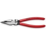 Knipex 08 21 185 Needle-Nose Long Combination Pliers PVC Grip 185mm