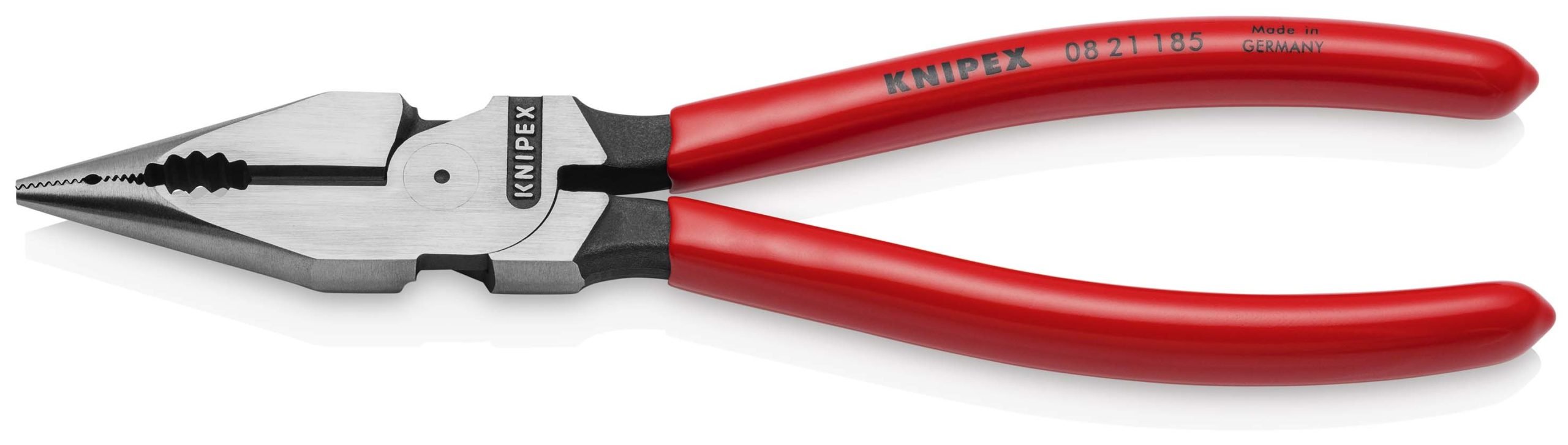 Knipex 08 21 185 Needle-Nose Long Combination Pliers PVC Grip